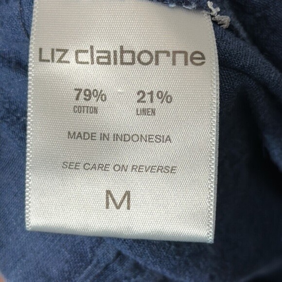 Liz Claiborne Linen Blend Pants‎ Size M - Picture 15 of 15